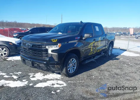 2022 Chevrolet Silverado 1500 4Wd Short Bed Rst из США, поврежденный, VIN 1GCUDEED1NZ533332